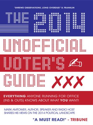 cover image of The 2014 Unofficial Voter's Guide